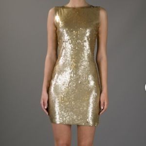 Gold sequin Michael Kors Dress